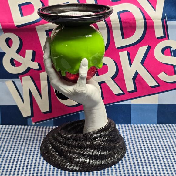 BBW Disney Villain Evil Queen Poison Apple Large 3 Wick Candle Pedestal Holder - Picture 4 of 5